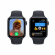 Išmanusis laikrodis Apple Watch SE GPS + Cellular 44mm Midnight Aluminium Case with Midnight Sport Band - S/M MRH53ET/A