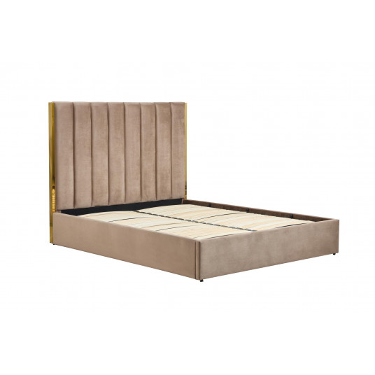 Dvigulė lova su patalynės dėže PALAZZO 160, beige