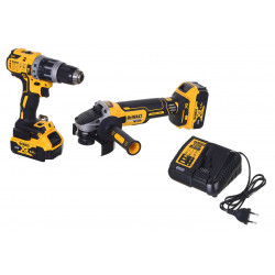 COMBO rinkinys 18 V DCD796, DCG405 + 2x5.0Ah DCK208