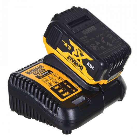 COMBO rinkinys 18 V DCD796, DCG405 + 2x5.0Ah DCK208
