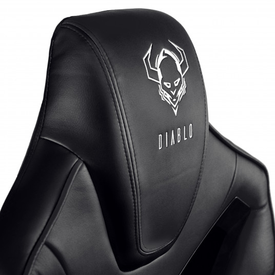 Gaming Chair Diablo X-Fighter Normal Size: black-black