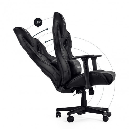 Gaming Chair Diablo X-Fighter Normal Size: black-black