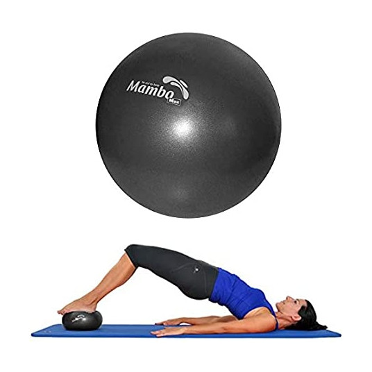 Pilates kamuolys Soft Over ball 21-23cm juodas