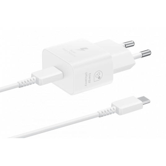 Įkroviklis Samsung EP-T2510 USB Type-C 25W baltas