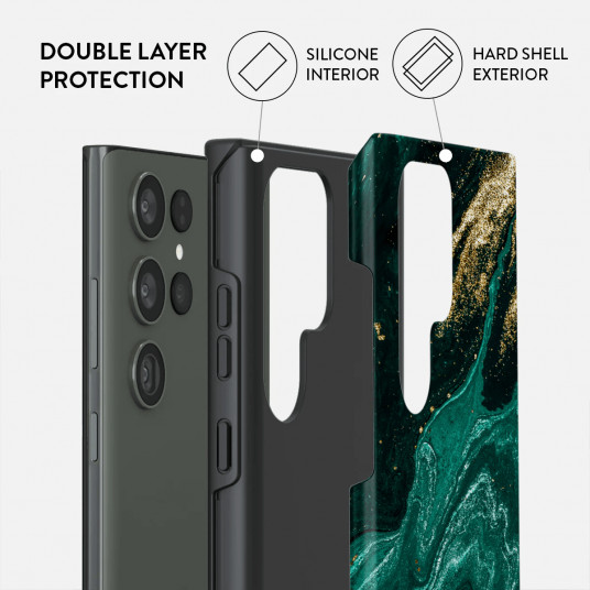 Dėklas Burga Samsung Galaxy S23 Ultra Emerald Pool Tough