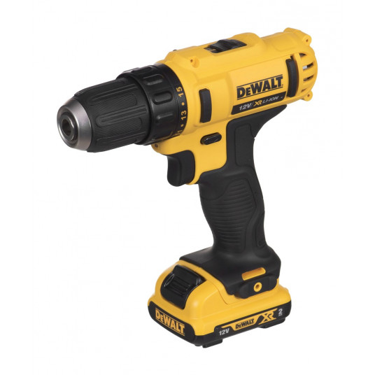 Akumuliatorinis gręžtuvas/suktuvas Li-Ion 10,8V 2,0Ah DeWALT DCD710D2