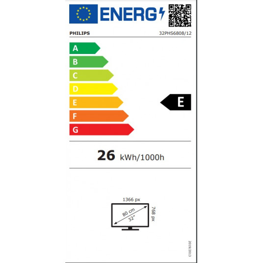Televizorius Philips 32PHS6808/12 LED 32" Smart