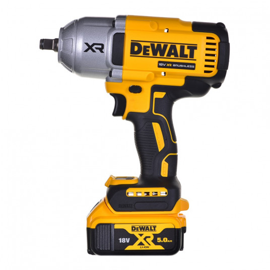 Smūginis veržliaraktis 1/2" 18V 2x5,0Ah DCF900P2T-QW DEWALT