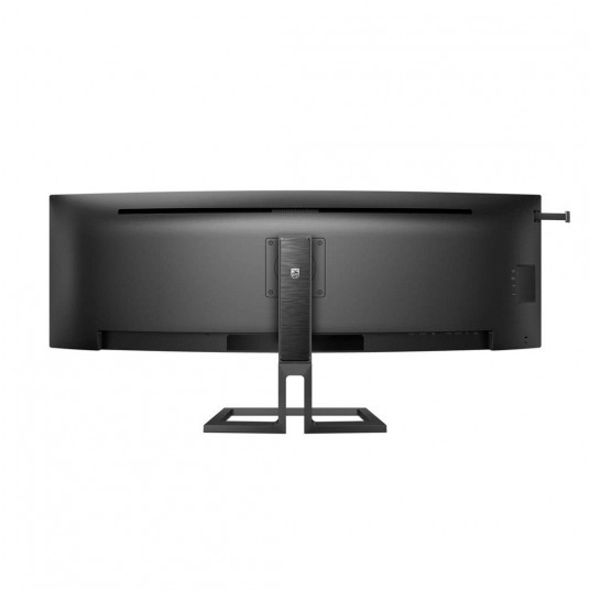 Philips 45B1U6900C – 44,5" | VA | 5120 x 1440 | 75 Hz | DisplayPort, HDMI 2.0, USB-C | HDR | Garsiakalbiai 2 x 5 W | panoraminis, pakreiptas, aukštis | VESA 100