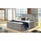 Continental lova Inez 180X200, pilka, audinys Sawana 21