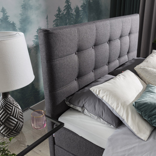 Continental lova Inez 180X200, pilka, audinys Sawana 21