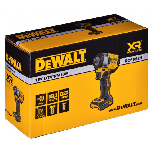 DEWALT DCF922N 18V smūginis veržliaraktis