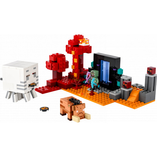 LEGO® 21255 Minecraft® Pasala „Nether“ portale