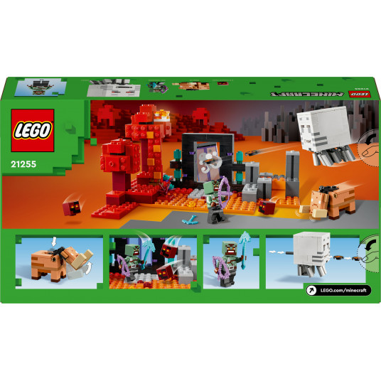 LEGO® 21255 Minecraft® Pasala „Nether“ portale