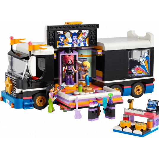 LEGO® 42619 Friends Popmuzikos žvaigždės gastrolių autobusas