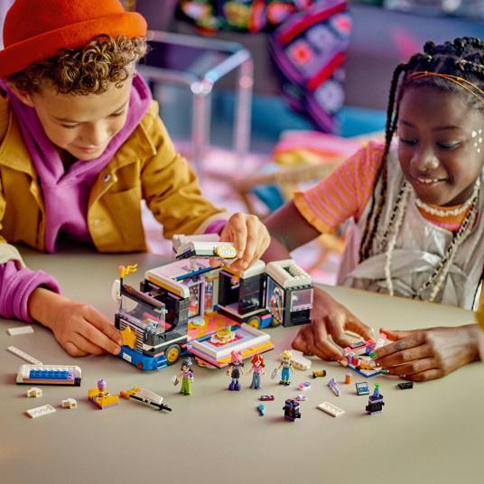 LEGO® 42619 Friends Popmuzikos žvaigždės gastrolių autobusas