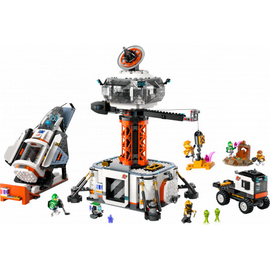 LEGO® 60434 City Kosminė bazė ir raketos paleidimo aikštelė
