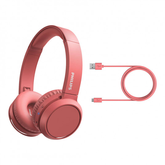Ausinės Philips Wireless TAH4205RD/00, Raudona