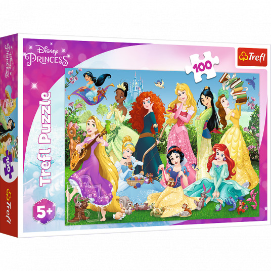 TREFL DISNEY PRINCESS dėlionė „Princesės“, 100 det.