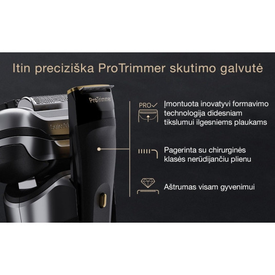 Barzdaskutės komplektas Braun 9577CC Shaver Series 9 Pro