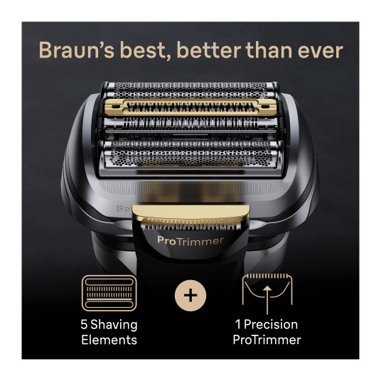 Barzdaskutės komplektas Braun Series 9 Pro+ 9515S + kelioninis dėklas