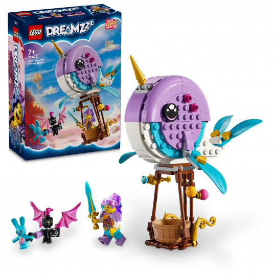 LEGO® 71472 DREAMZzz™ Izzie narvalo formos oro balionas