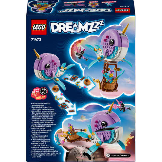 LEGO® 71472 DREAMZzz™ Izzie narvalo formos oro balionas