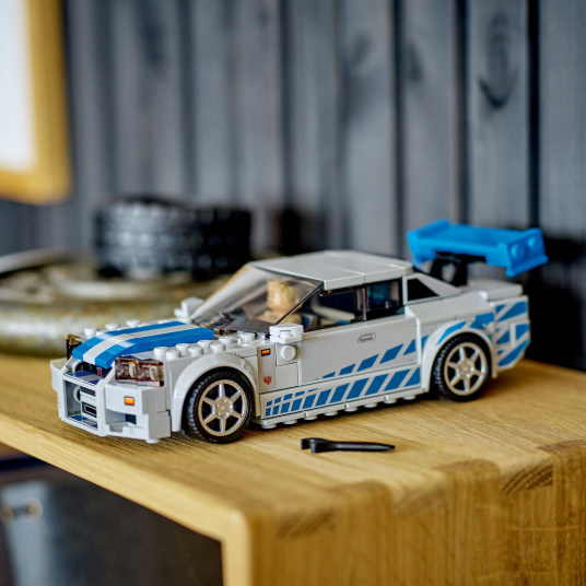 LEGO® 76917 SPEED CHAMPIONS „Greiti ir įsiutę 2“ „Nissan Skyline GT-R (R34)“