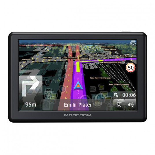 MODECOM FreeWAY CX 5.0 AUTOMOBILIŲ NAVIGACIJA + "MapFactor" Europos žemėlapiai