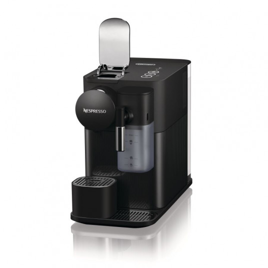 Delonghi kavos aparatas EN510.B Lattissima One Pump slėgis 19 barų, Integruotas pieno putos plakiklis, Automatinis, 1450 W, Juodas