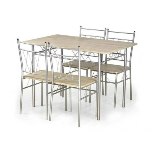 Valgomojo komplektas FAUST set + 4 kėdės