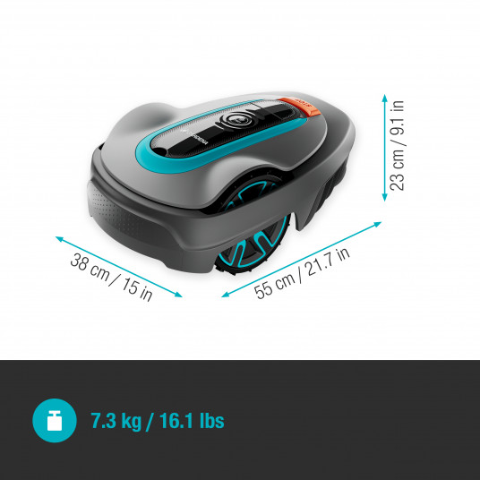 Robotas vejapjovė Gardena Smart Sileno city 600 19603-39