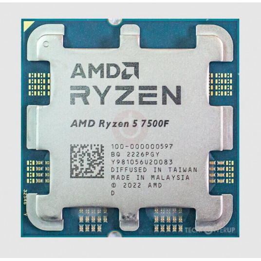 AMD AM5 Ryzen 7500F dėklas 3,7 GHz 6x Core 65 W Boost 5 GHz 32 MB talpykla