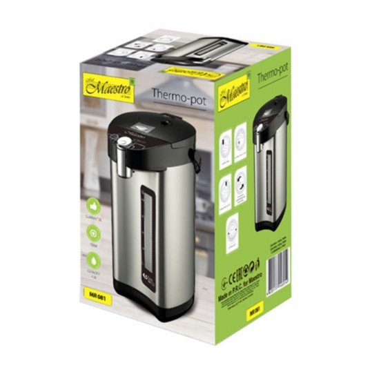 Vandens šildytuvas Maestro 4,5 l Stainless Steel MR-081
