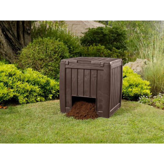 Komposto dėžė Keter DECO COMPOSTER su dugnu 340 L