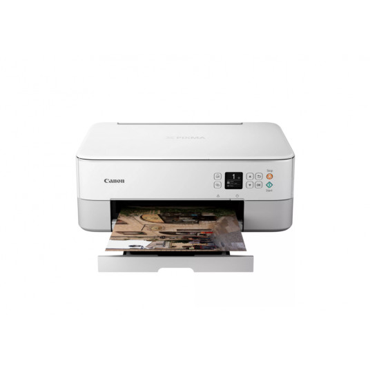 „Canon PIXMA TS5351i“ belaidis spalvotas rašalinis nuotraukų spausdintuvas „trys viename“, baltas „Canon“