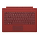 Klaviatūra Microsoft Surface Pro 8/X Type Cover Poppy Red 8XA-00090