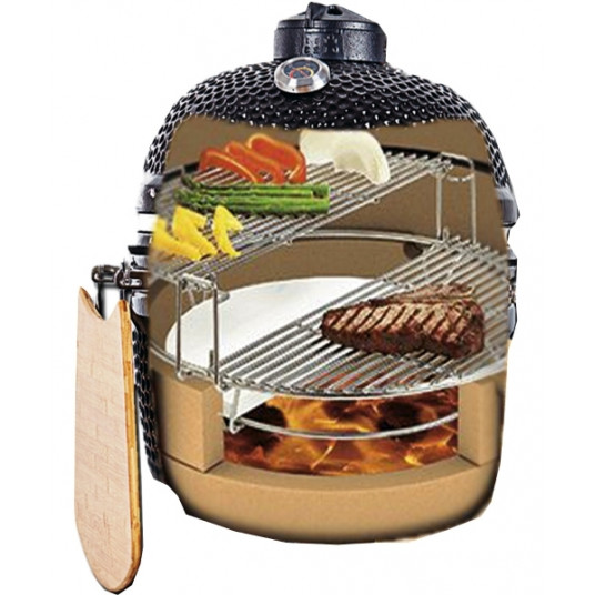 Daugiafunkcė dviejų zonų kepimo sistema Biggrill 16' (31cm)