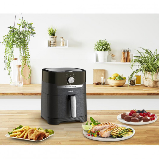 Karšto oro gruzdintuvė Tefal EY501815, 2in1 Easy Fry and Grill