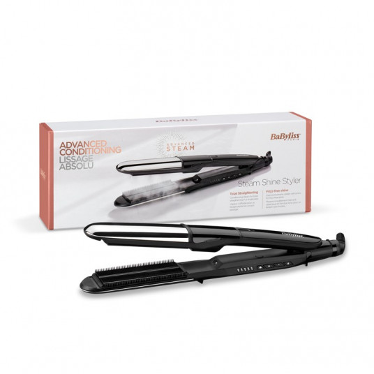 Plaukų tiesinimo žnyplės BaByliss Steam Mist Styler