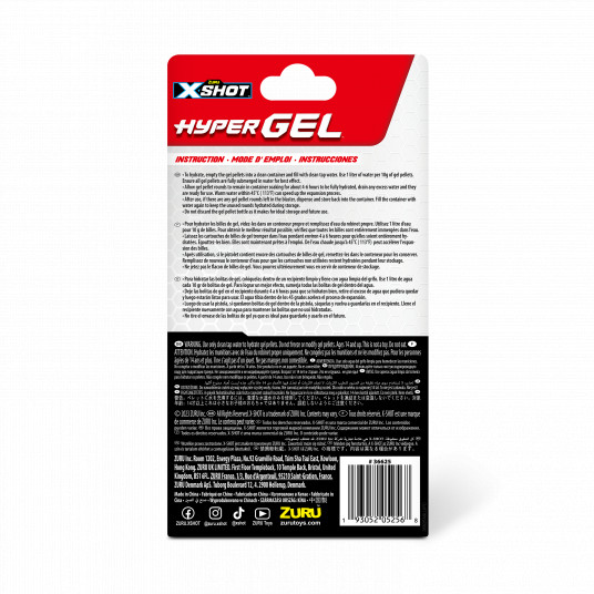 X-SHOT šoviniai Hyper Gel, 20000 želinių rutuliukų, asort., 36625