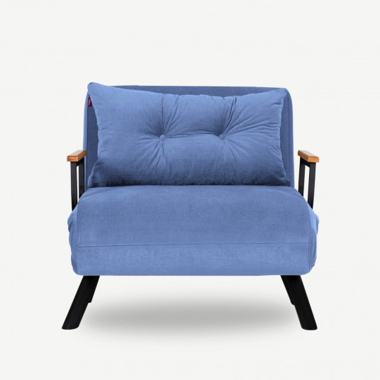 Miegamas fotelis - lova Hanah Home Sando Single - Mėlyna