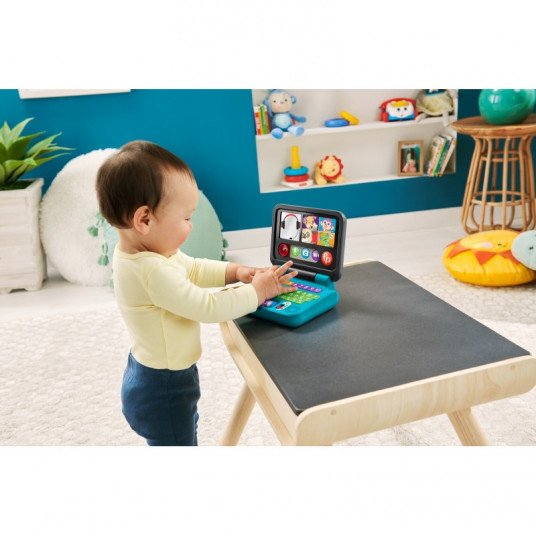 FISHER PRICE Nešiojamasis kompiuteris „Pažink ir išmok“ (Lietuviškai įgarsintas) HHH04