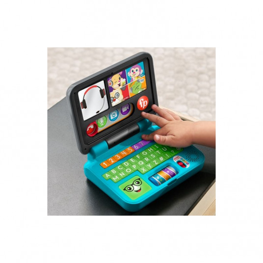 FISHER PRICE Nešiojamasis kompiuteris „Pažink ir išmok“ (Lietuviškai įgarsintas) HHH04