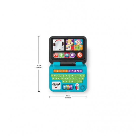 FISHER PRICE Nešiojamasis kompiuteris „Pažink ir išmok“ (Lietuviškai įgarsintas) HHH04