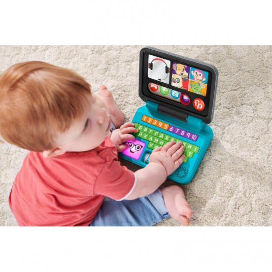 FISHER PRICE Nešiojamasis kompiuteris „Pažink ir išmok“ (Lietuviškai įgarsintas) HHH04