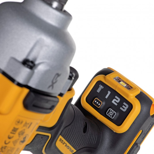 Smūginis veržliaraktis 18V 4 pavaros + TSTAK DCF891NT DEWALT