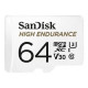 SANDISK 64GB didelės patvarumo microSDHC