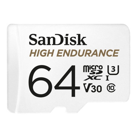 SANDISK 64GB didelės patvarumo microSDHC