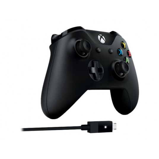 Pultelis Xbox Wireless Controller + Cable For Windows Black